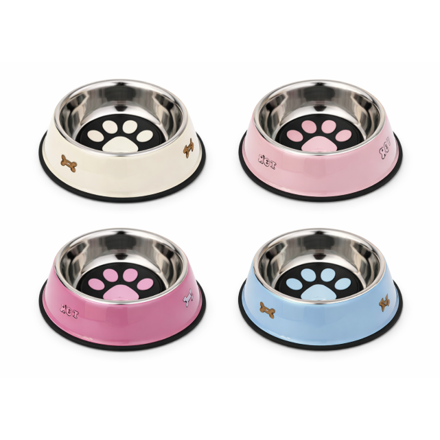 paw print comfort pet bowl